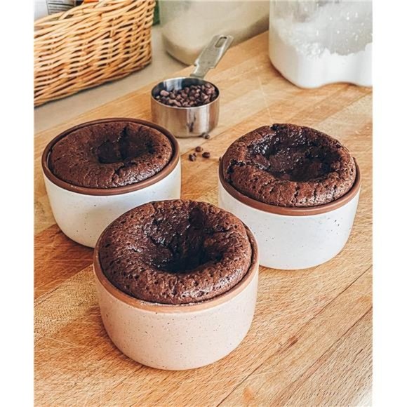 8oz, Set of 6 - Small Oven Safe Baking Dishes/Cups -For Personal Pudding,Souffle - Picture 6 of 7